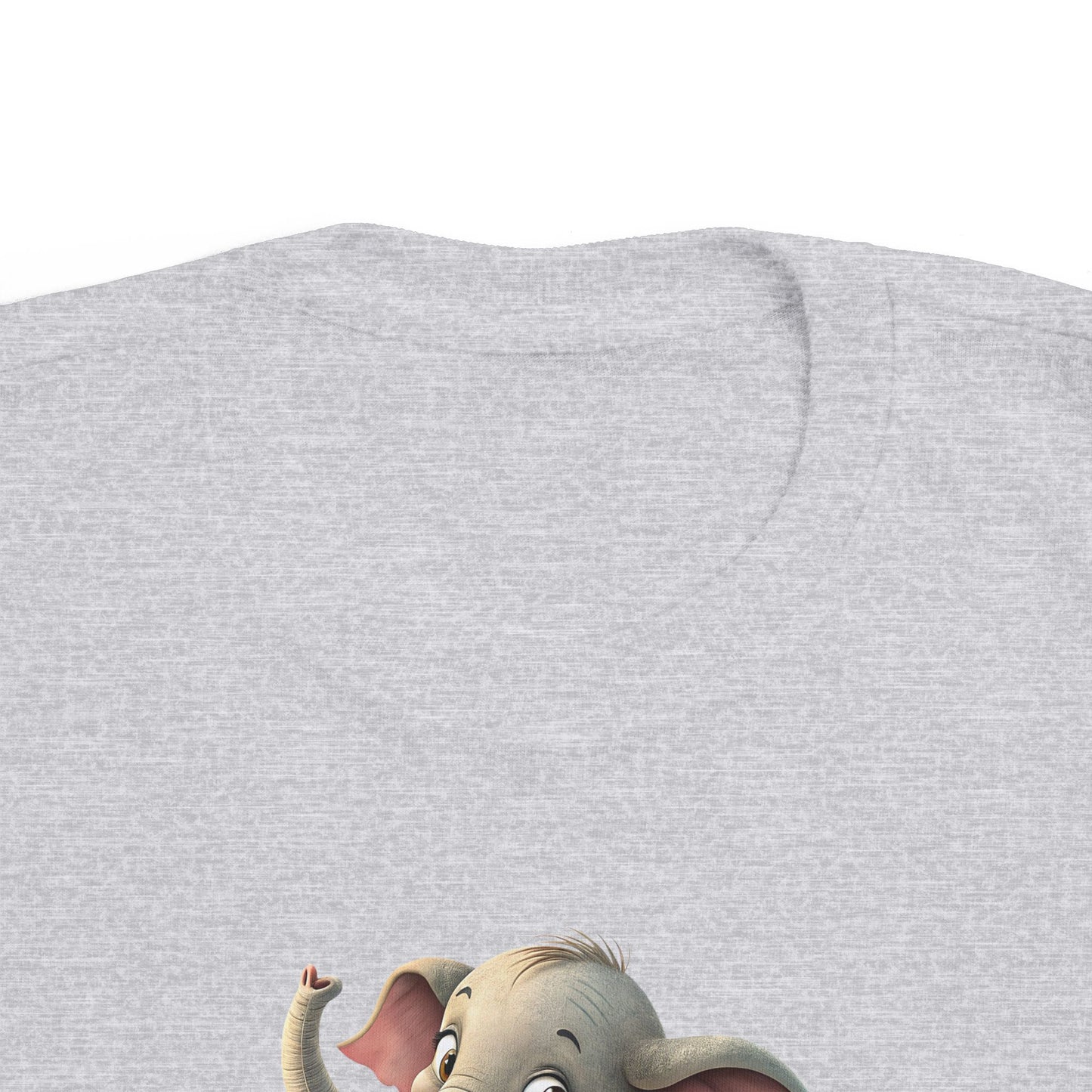 Cute Elephant Toddler Tee, Fun Summer Shirt, Kids Beachwear, Adorable Gift for Ages 2-5, Playful Animal Apparel