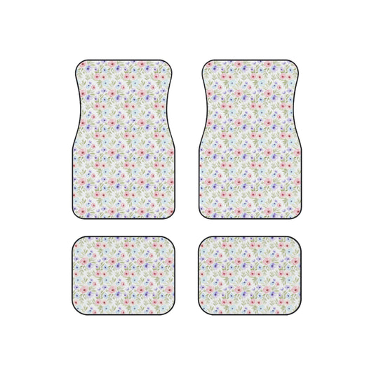 Car Mats (Set of 4) Floral