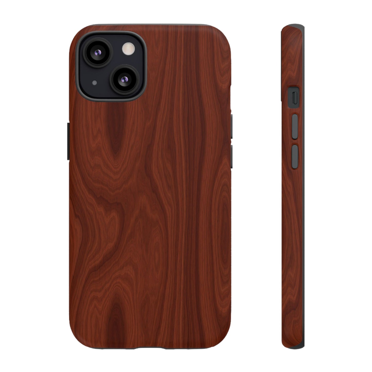 Wood Grain Phone Case, Stylish Tough Cases, Nature-Inspired Protective Cover, Unique Gifts for Him and Her, Eco-Friendly Tech Accessory