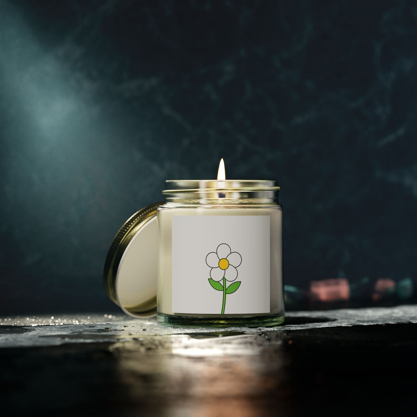 Flower-Designed Scented Candles | Relaxing Aromatherapy Gift, Home Décor, Self-Care, Eco-Friendly Candle