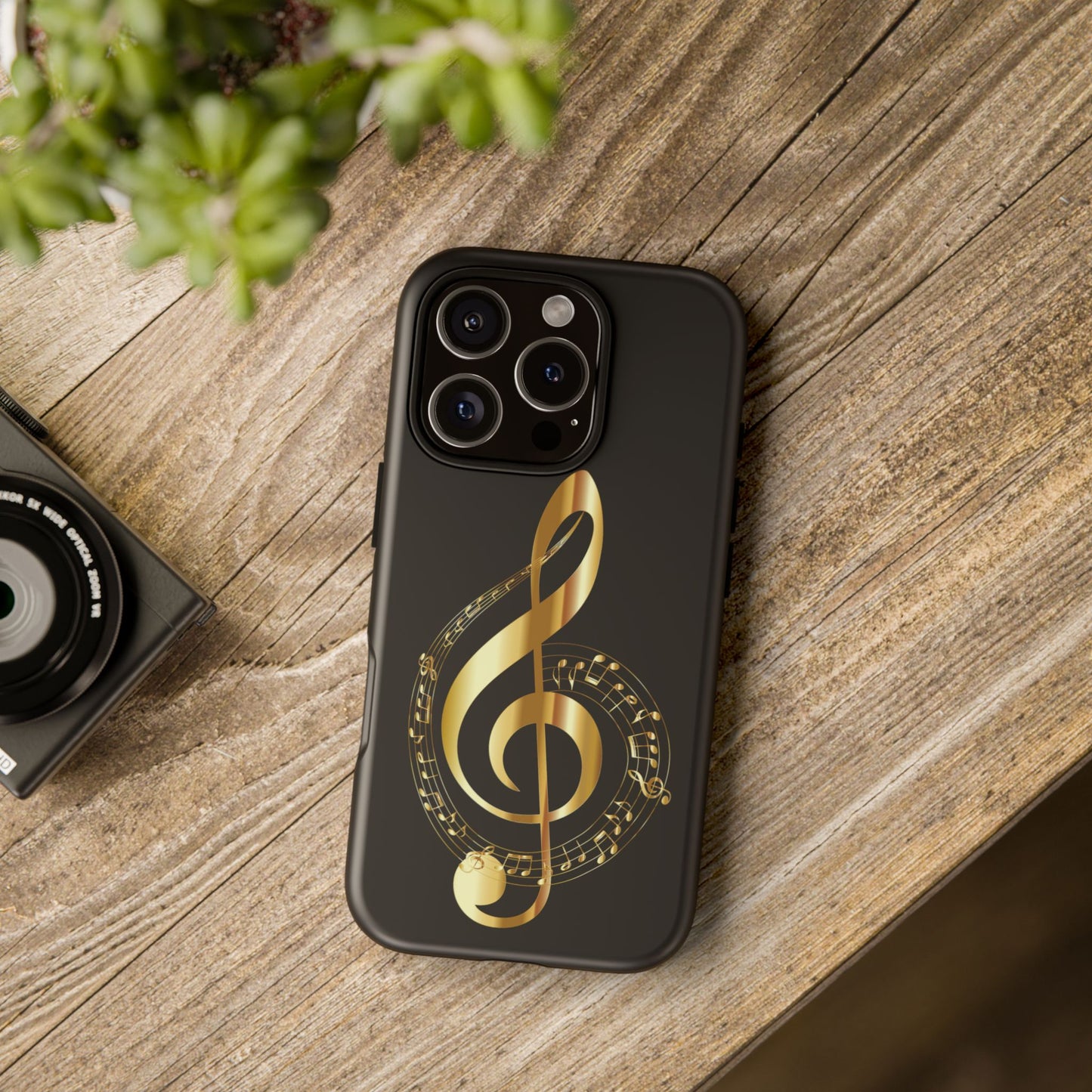 Tough Cases black gold musical Note