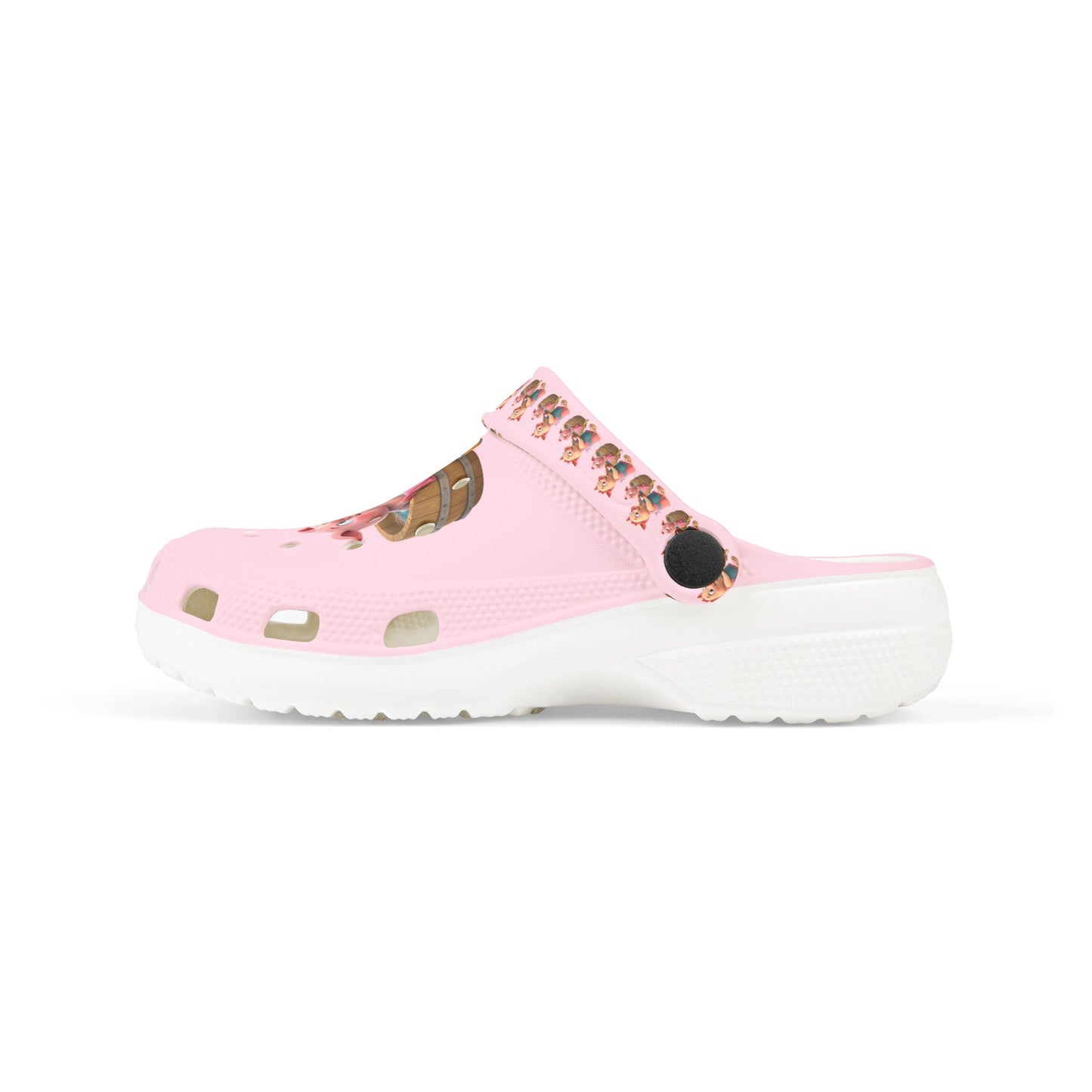 Kids Pink Piglet Clogs — Cute Farm Animal EVA Foam Shoes