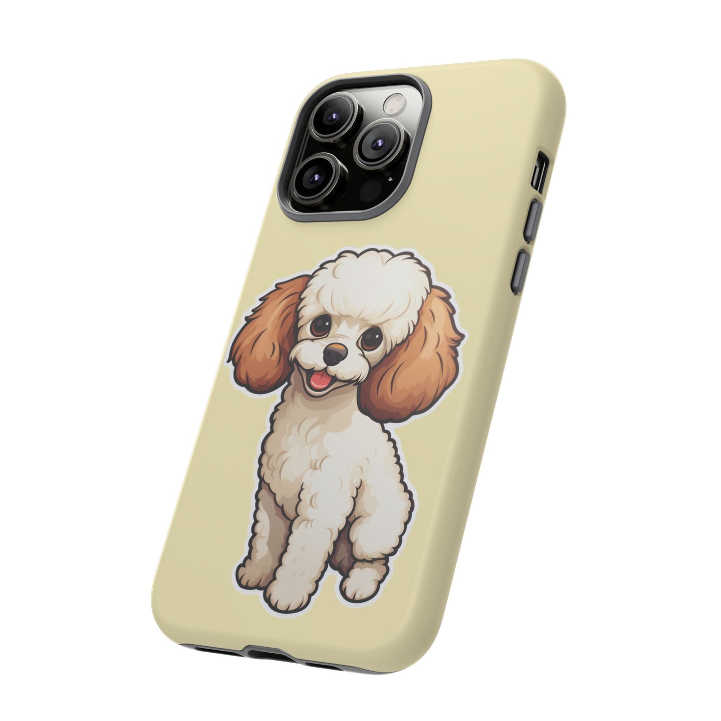 Cute Dog Phone Case, Pet Lover Gift, Custom Phone Cover, Cartoon Dog Case, Durable Phone Accessory