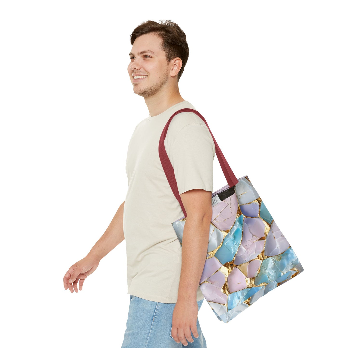 Elegant Geode Tote Bag - Chic Shopping Bag, Stylish Beach Tote