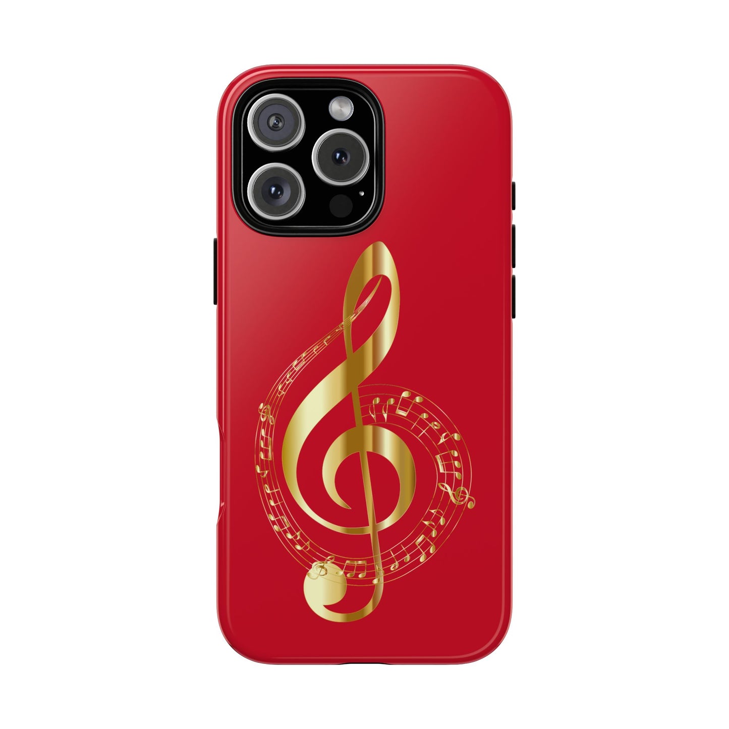 Tough Cases - Red Musical Note