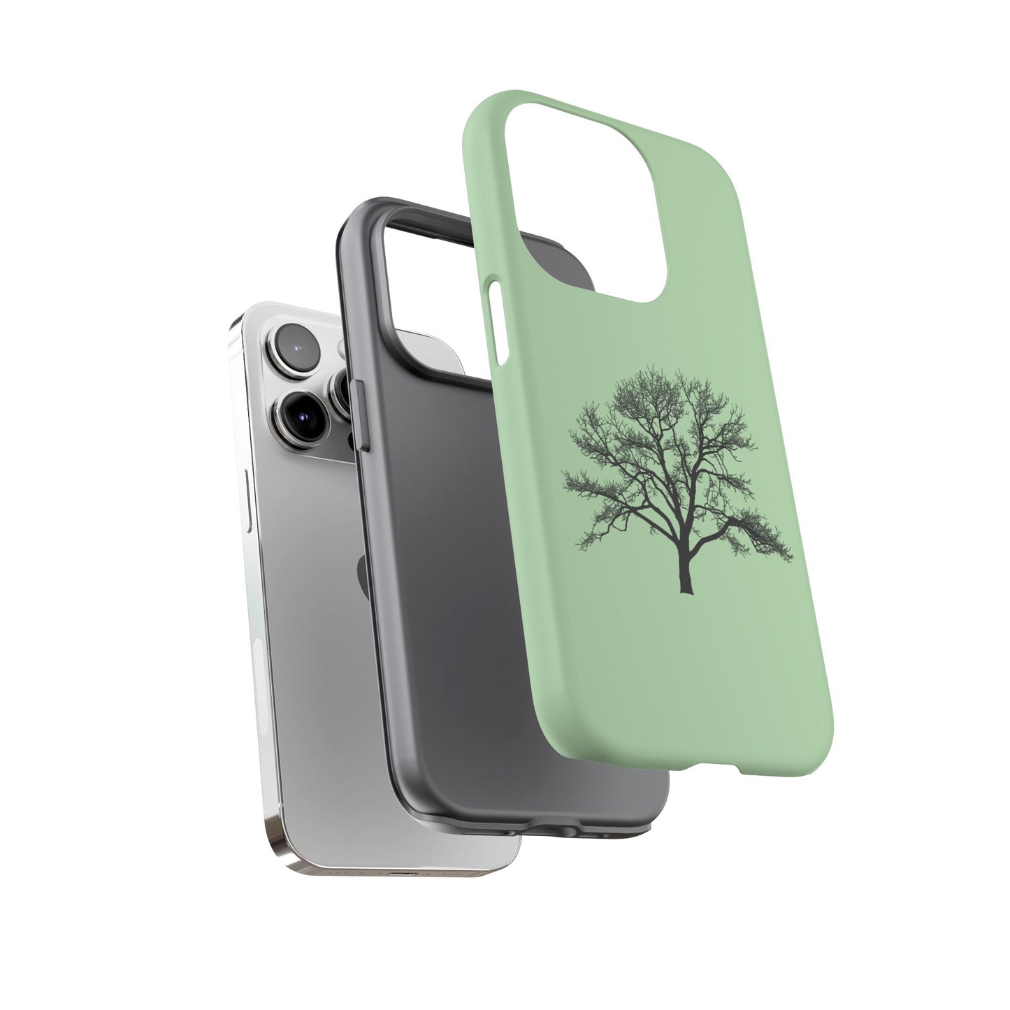 Minimalist Tree Phone Case, Nature-Inspired Phone Cover, Eco-Friendly Cell Phone Accessory, Perfect Gift for Nature Lovers