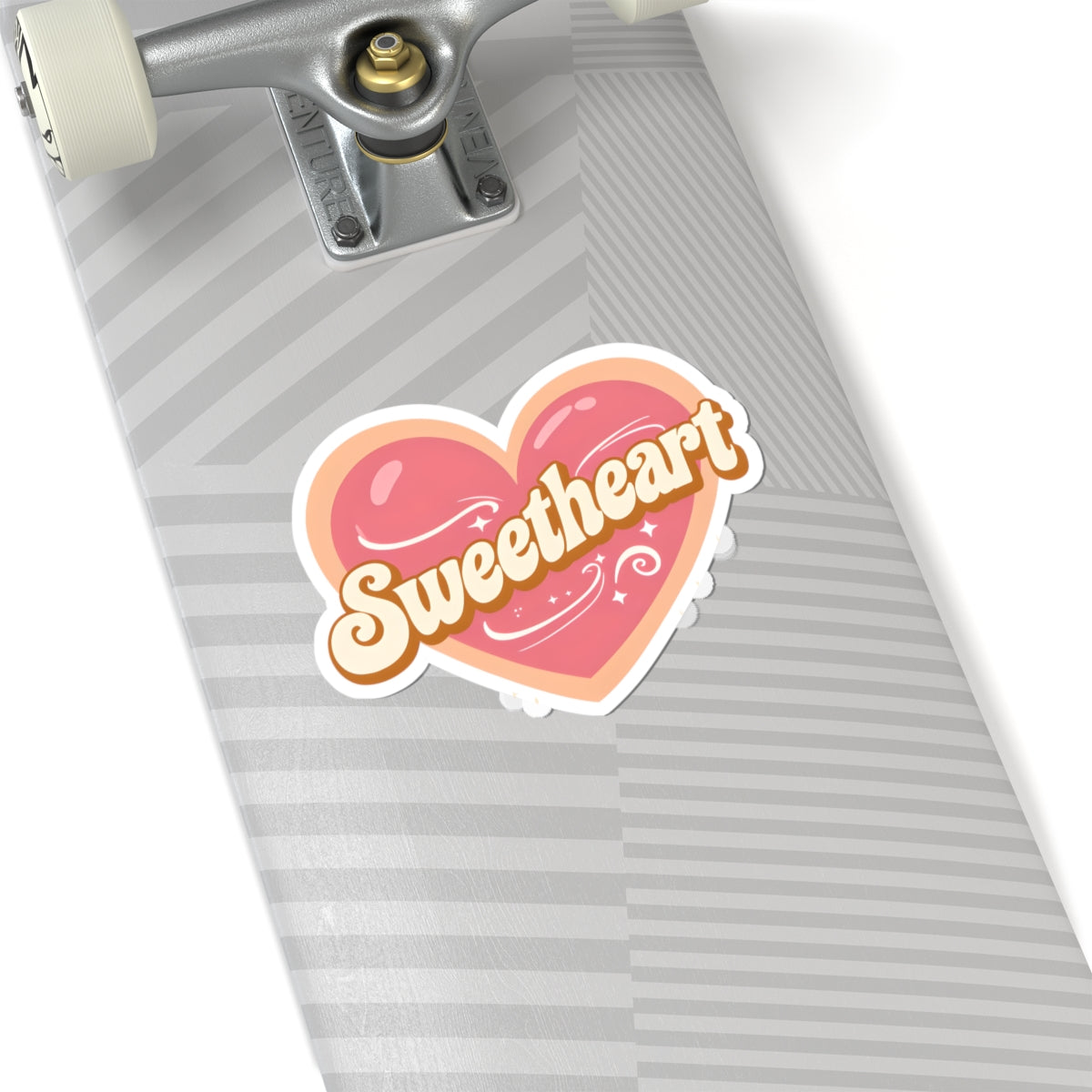 Sweetheart Heart Sticker — Kiss-Cut Love Decal for Laptops, Gifts & Valentines