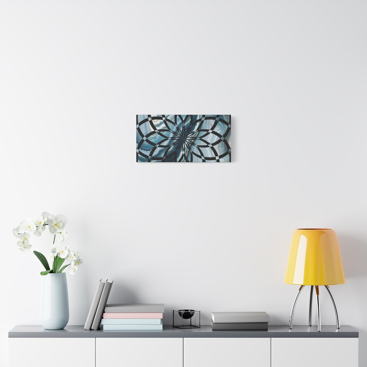 Abstract Geometric Art Canvas Print, Modern Wall