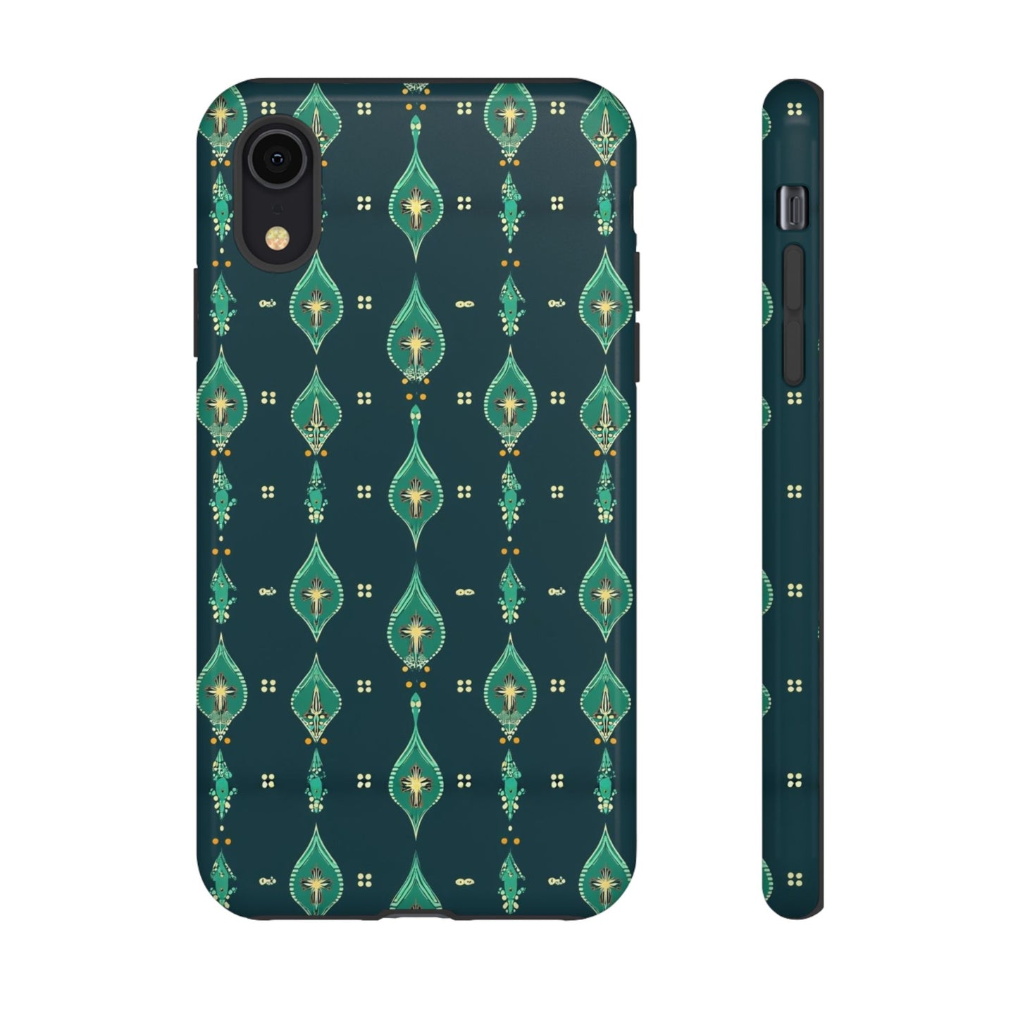 Emerald Boho Teardrop Phone Case