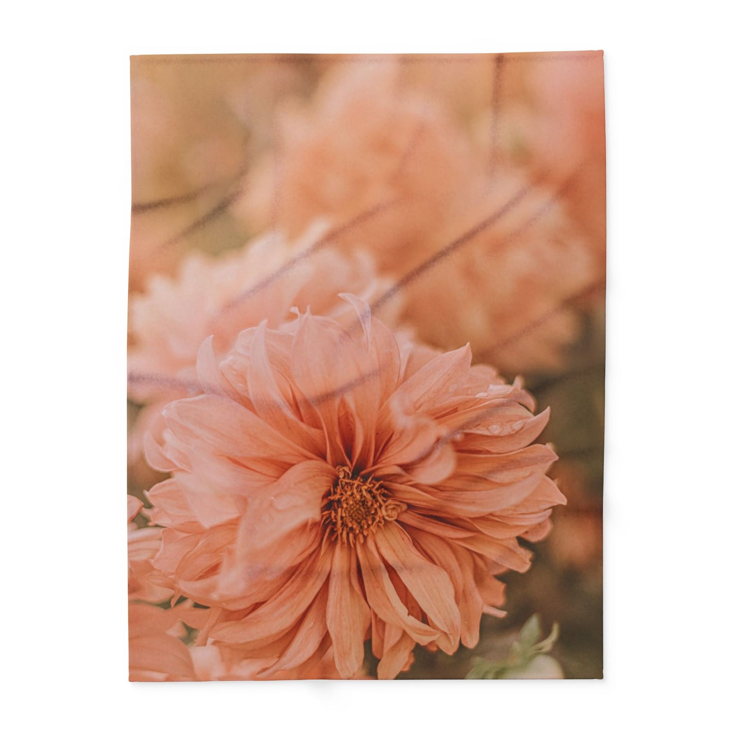 Cozy Floral Fleece Blanket | Soft Throw Blanket for Home, Boho Decor, Gift for Her, Wedding Blanket, Boudoir Accessory