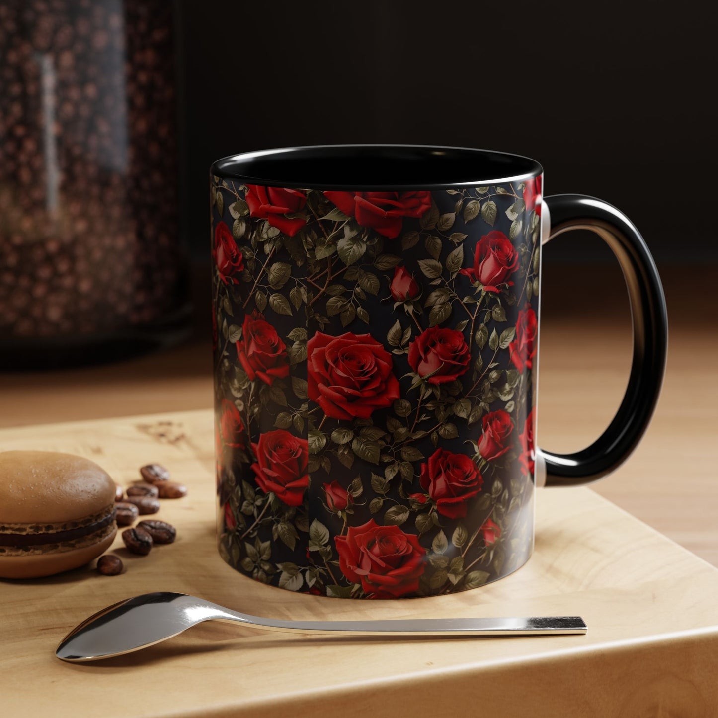 Elegant Floral Accent Coffee Mug - Perfect for Garden Lovers, Home Decor, Gift for Her, Tea Lovers, Mother's Day