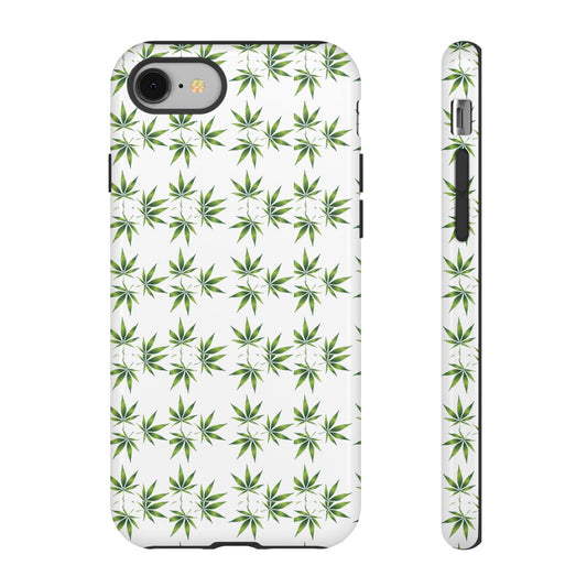Stylish Phone Case with Cannabis Leaf Design, Durable Phone Cover, Gift for Stoner Friends, Unique Phone Accessory, Nature-Inspired Design