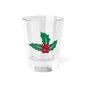 Festive Holly Shot Glass, Holiday Drinkware, Christmas Gatherings, Fun Cocktail Accessory, Unique Gift Idea, Winter Celebrations