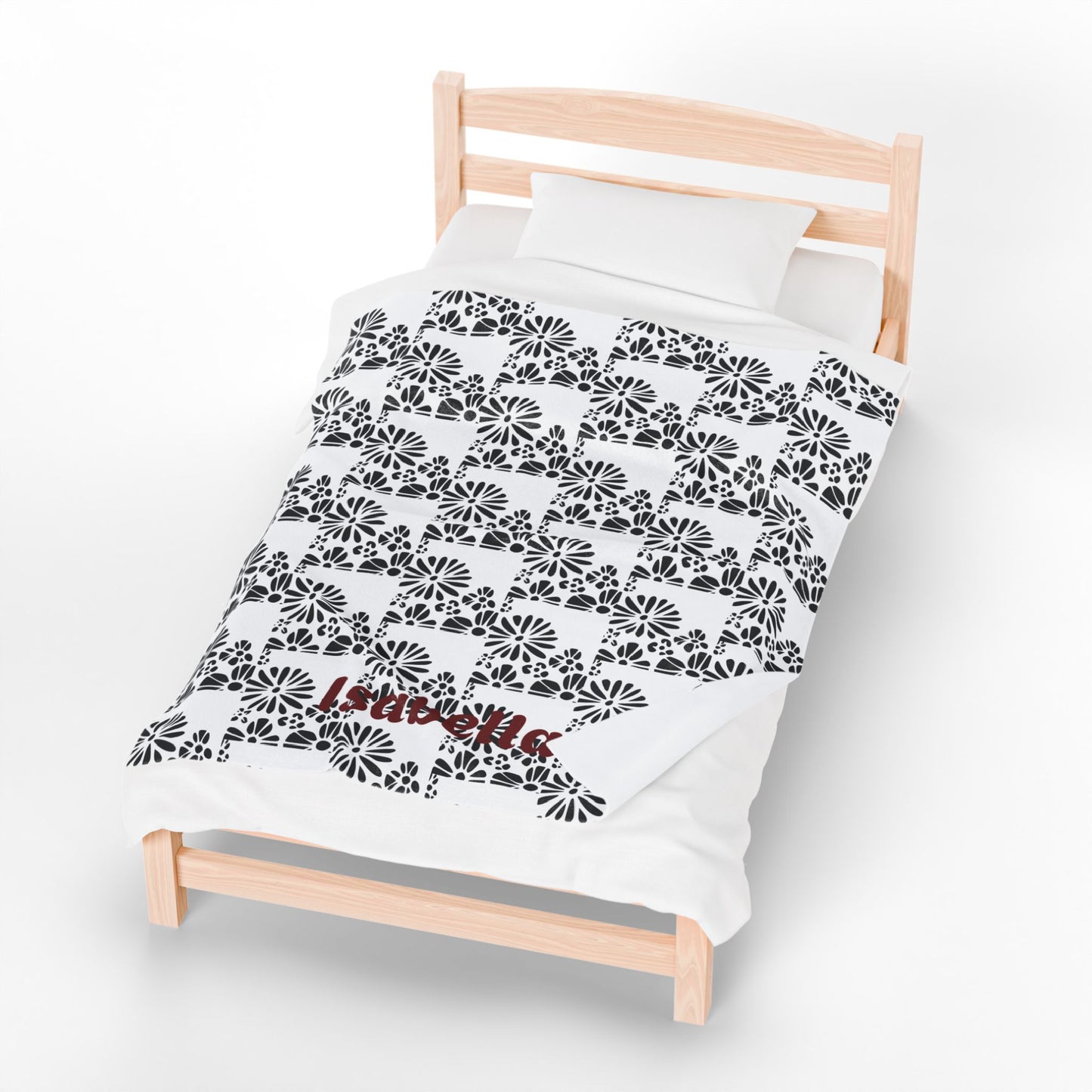 Cozy Personalized Plush Blanket Sophia