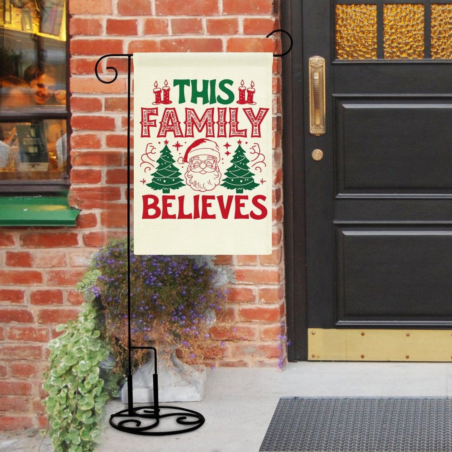 Personalized Flax Garden Flag (Identical Dual-sided Printing)