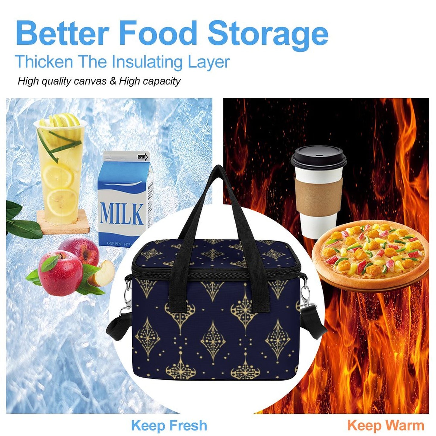 Portable Cooler Bag(All-Over Printing)