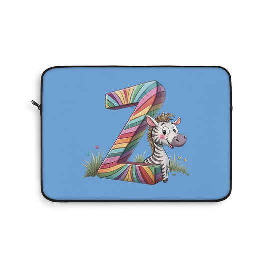Colorful Zebra Laptop Sleeve for Kids, Personalized Tech Case, Fun Animal Design, Cute Gift for Students, Back to School Essentials, [...]