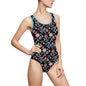 Stylish Floral One-Piece Swimsuit, Floral Swimwear, Summer Beachwear, Pool Party Outfit, Vacation Essential
