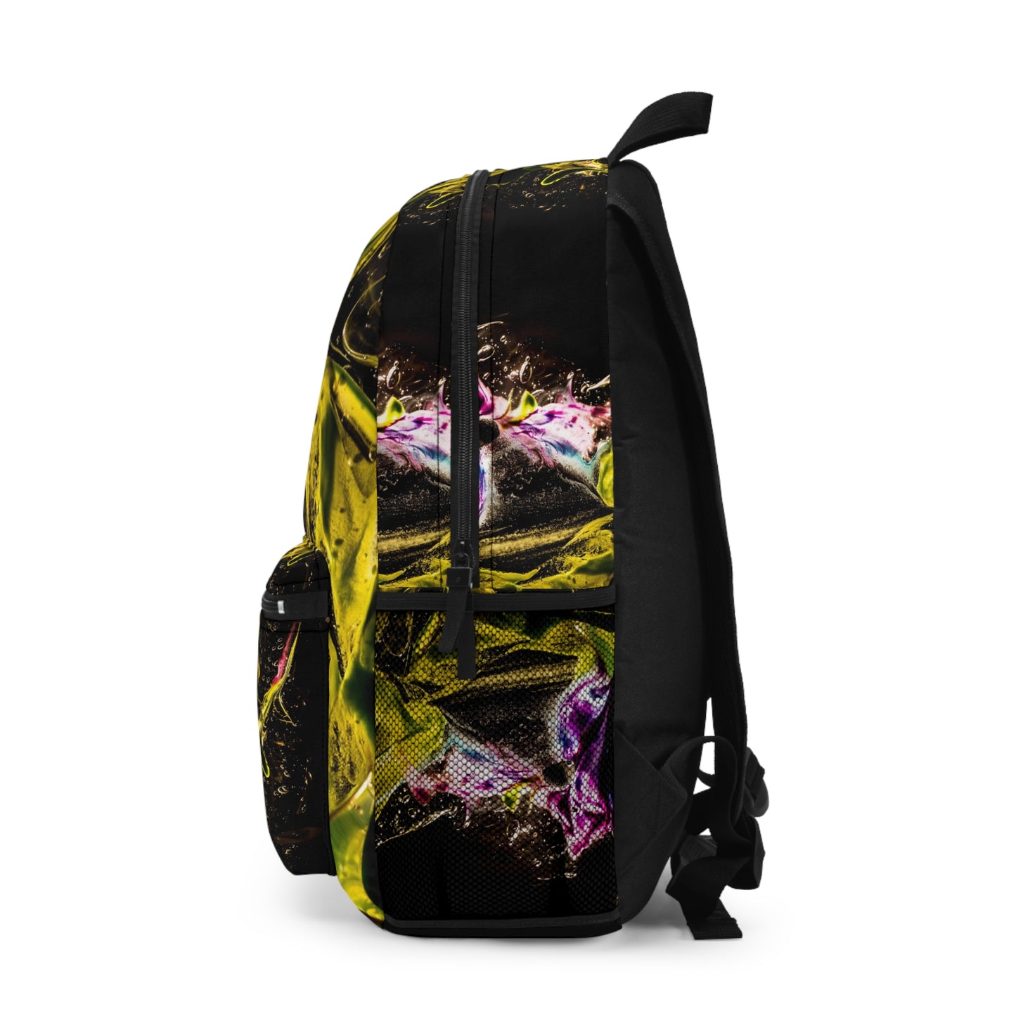 Vibrant Abstract Art Backpack - Colorful Fashion Backpack