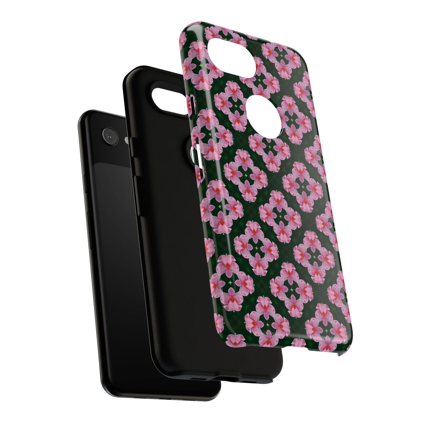 Tough Cases - Floral Phone Case, Stylish Protective Cover for Women, Gift Idea for Birthdays, Unique Floral Design, Trendy Tech Accessory