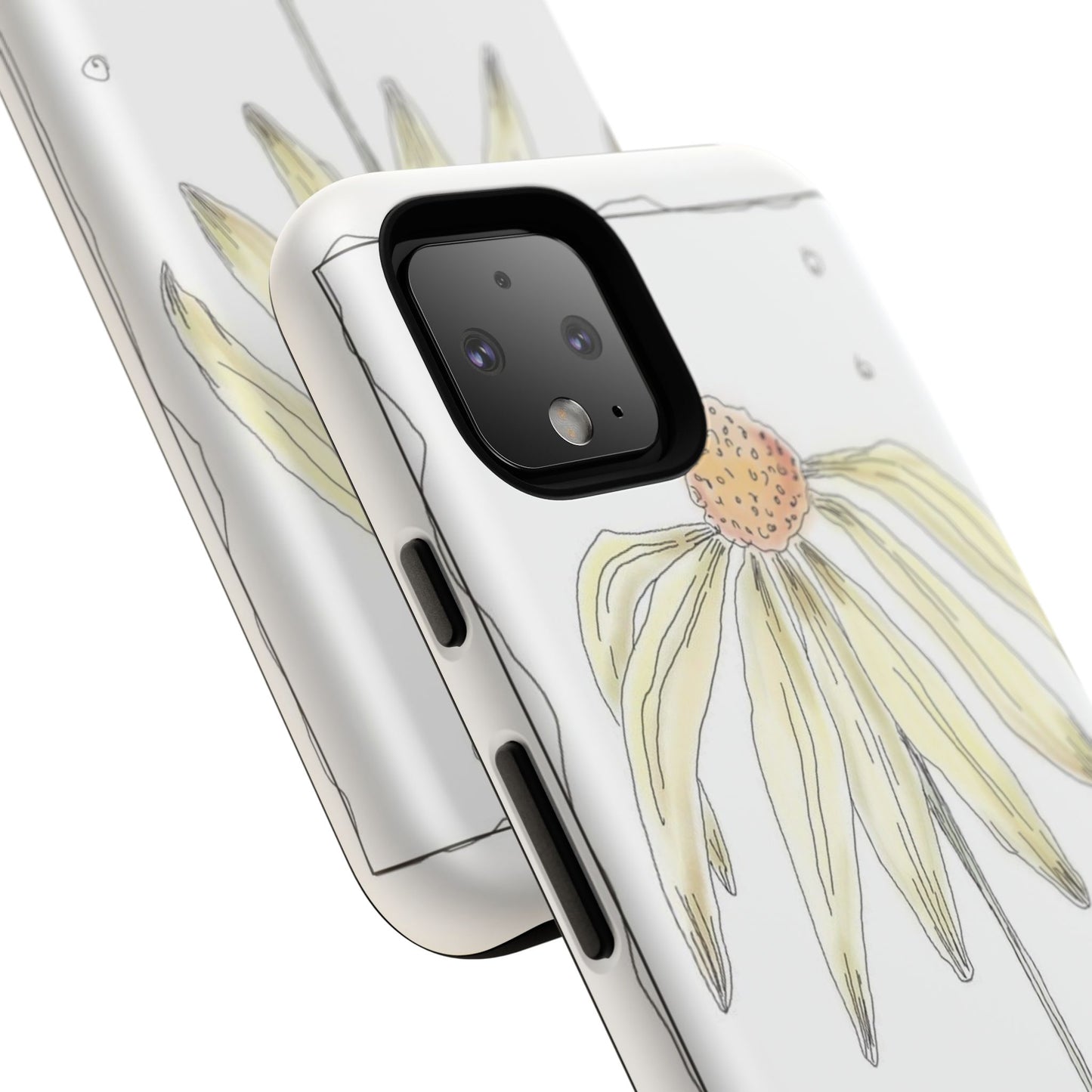 Flower Phone Case with Delicate Design, Tough Phone Cover, Nature Lover Gift, Floral Tech Accessory, Stylish Phone Protection