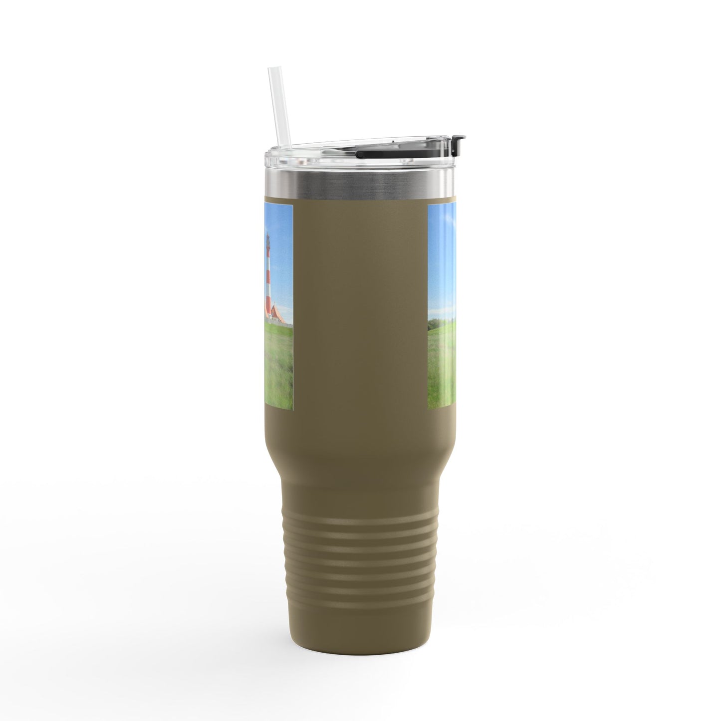 Scenic Insulated Travel Mug, 40oz | Perfect for Coffee Lovers, Outdoor Adventures, Travel Gifts, Eco-Friendly Sippers, Beach Days