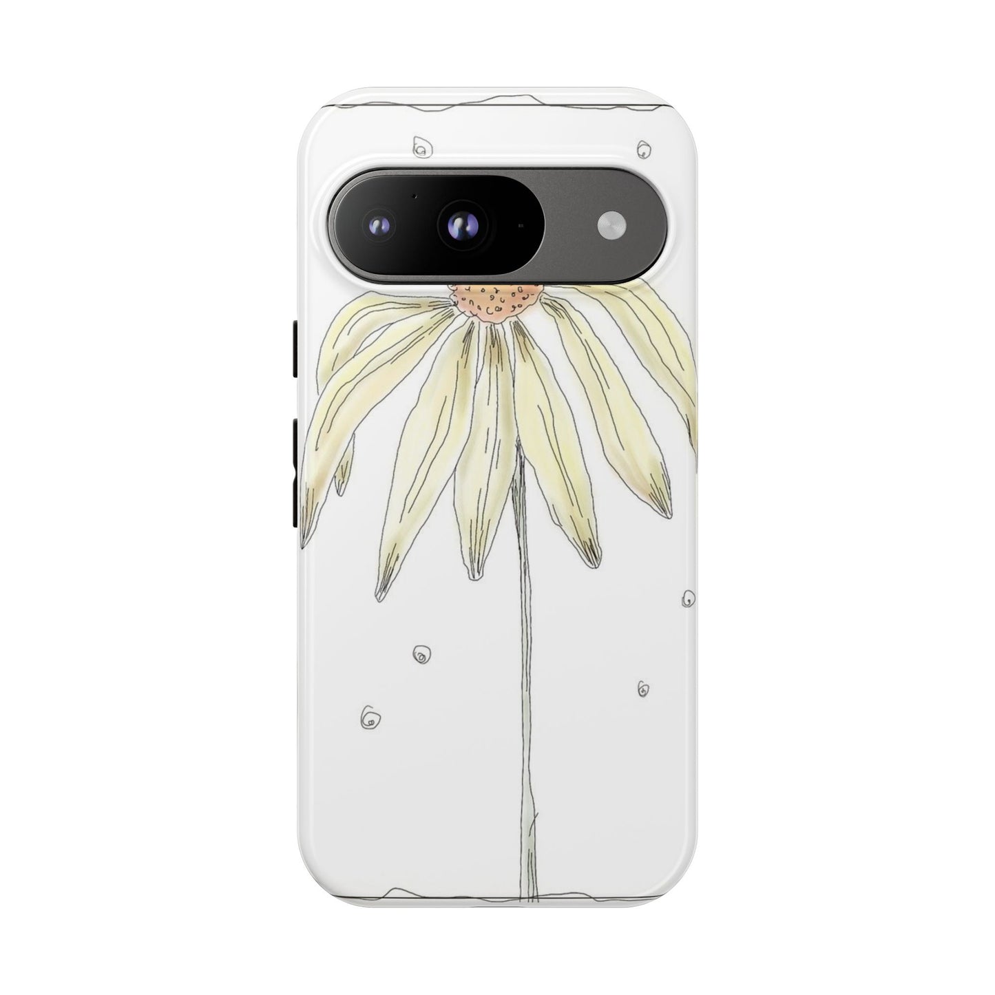 Flower Phone Case with Delicate Design, Tough Phone Cover, Nature Lover Gift, Floral Tech Accessory, Stylish Phone Protection