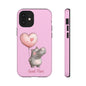 Cute Hippo Phone Case | Good Vibes, Gift for Friends, Cute Phone Accessories, Animal Lover Gift, Happy Phone Cover