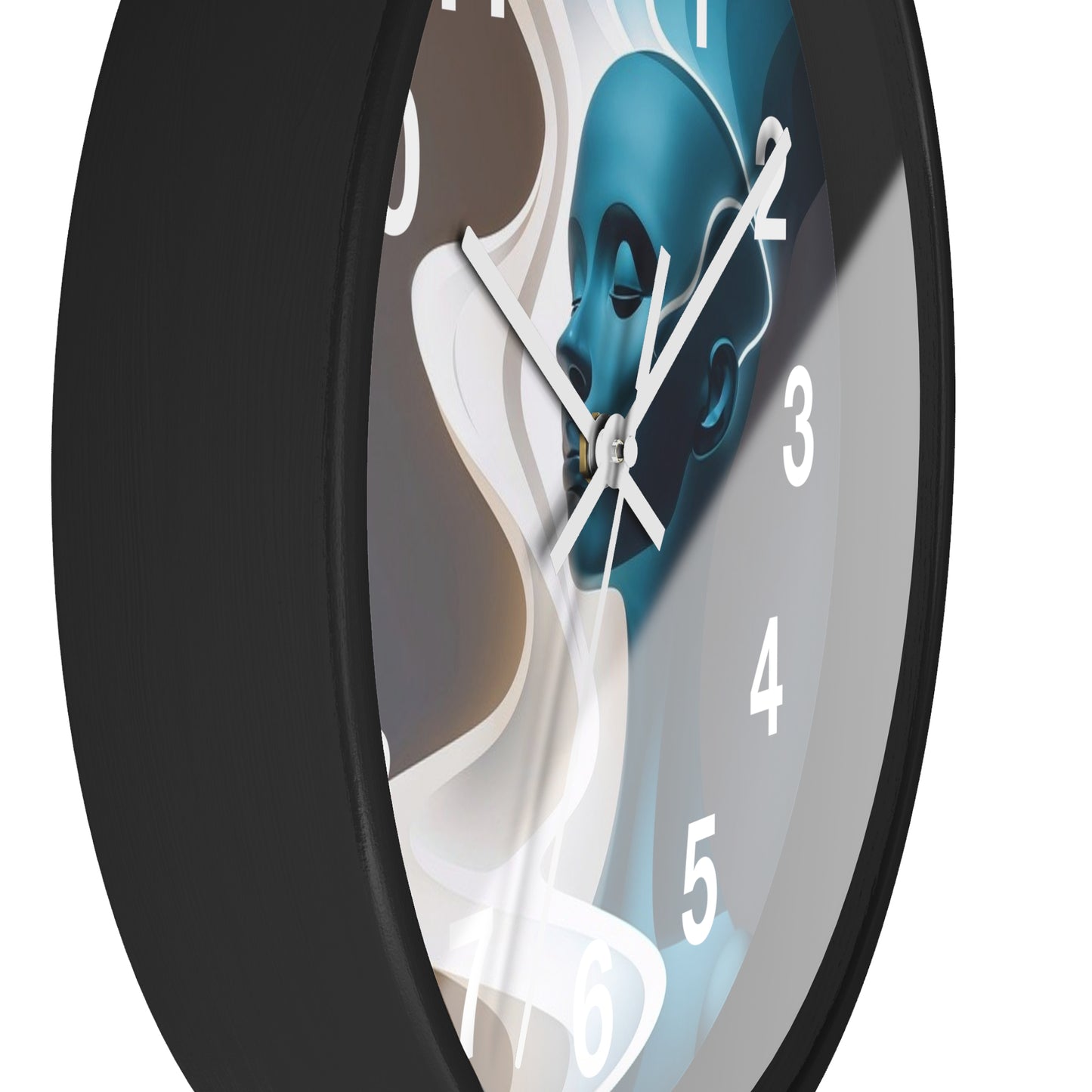 Artistic Modern Wall Clock with Abstract Face Design, Contemporary Decor, Unique Gift for Home or Office, Minimalist Timekeeper, [...]
