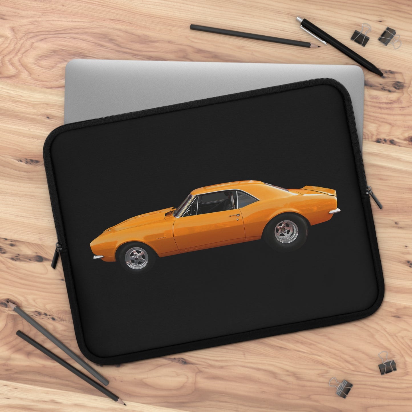 Orange Classic Car Laptop Sleeve, Vintage Car Design Case, Stylish Computer Bag, Perfect Gift for Car Enthusiasts, Office Supplies, [...]