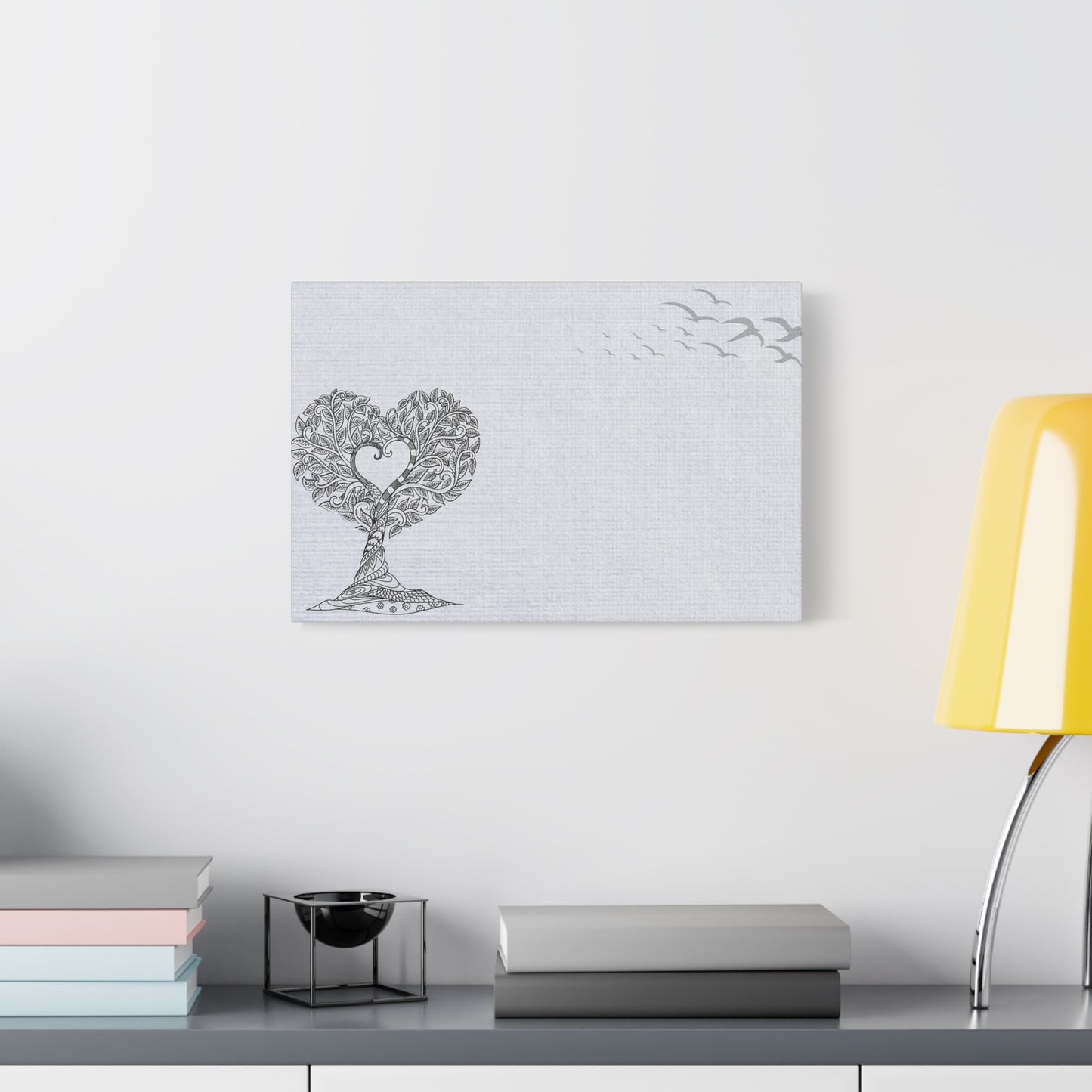 Matte Canvas, Stretched, 1.25" - Heart Tree