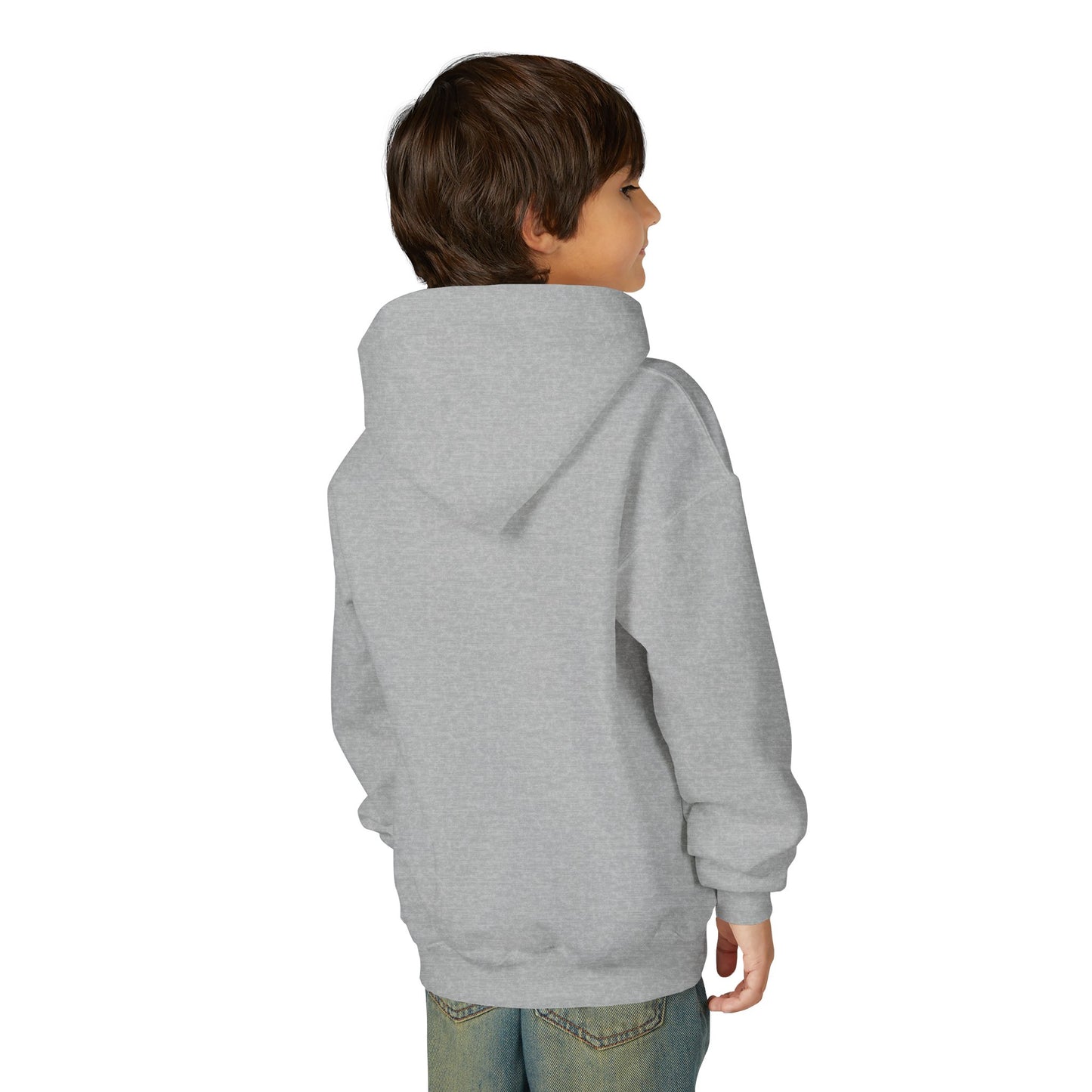 Cute Anime Girl & Puppy Youth Hoodie — Kawaii Kids Pullover for Anime Fans