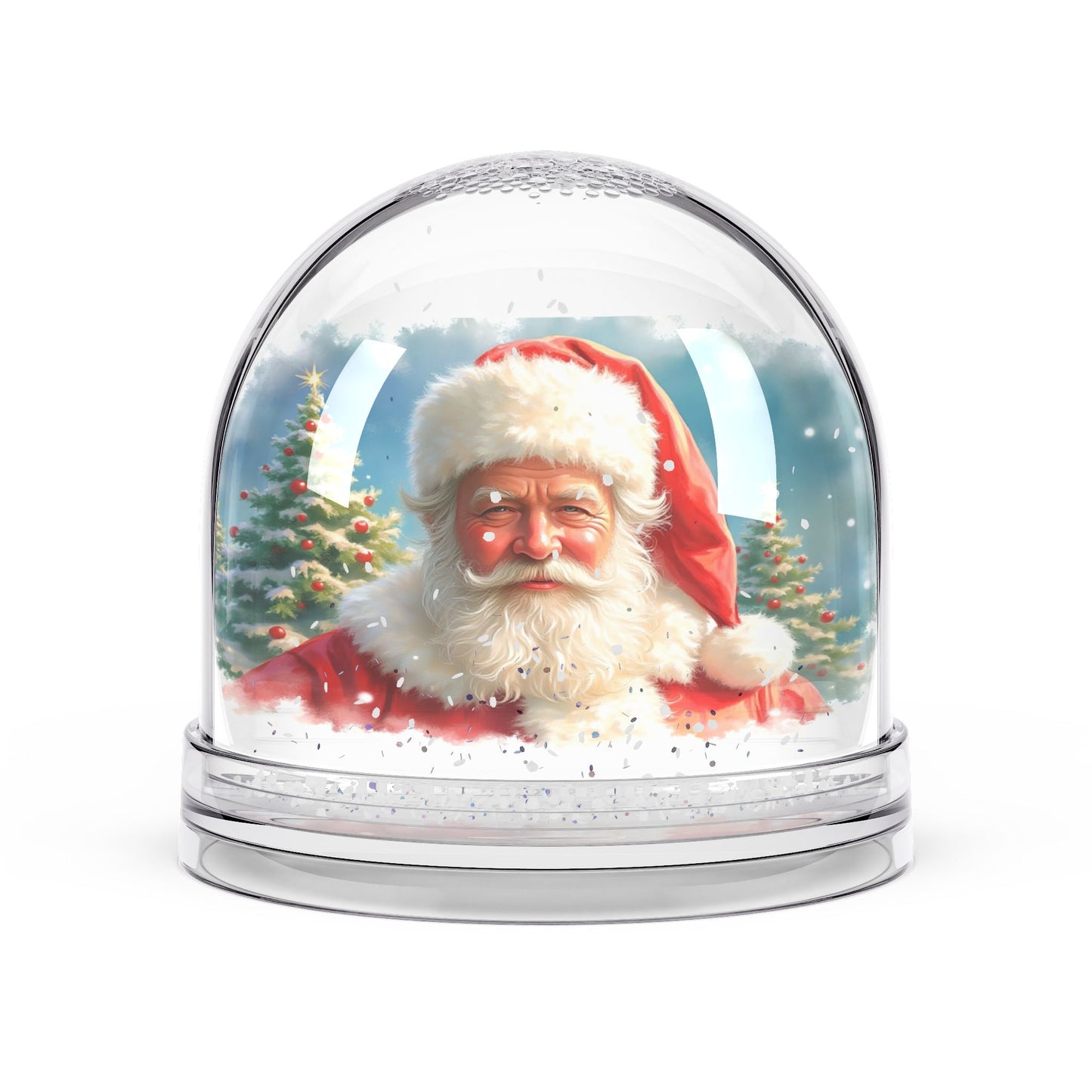 Santa Claus Christmas Snow Globe, Holiday Decor, Magical Snow Globe Gift, Festive Winter Decoration, Keepsake Ornament