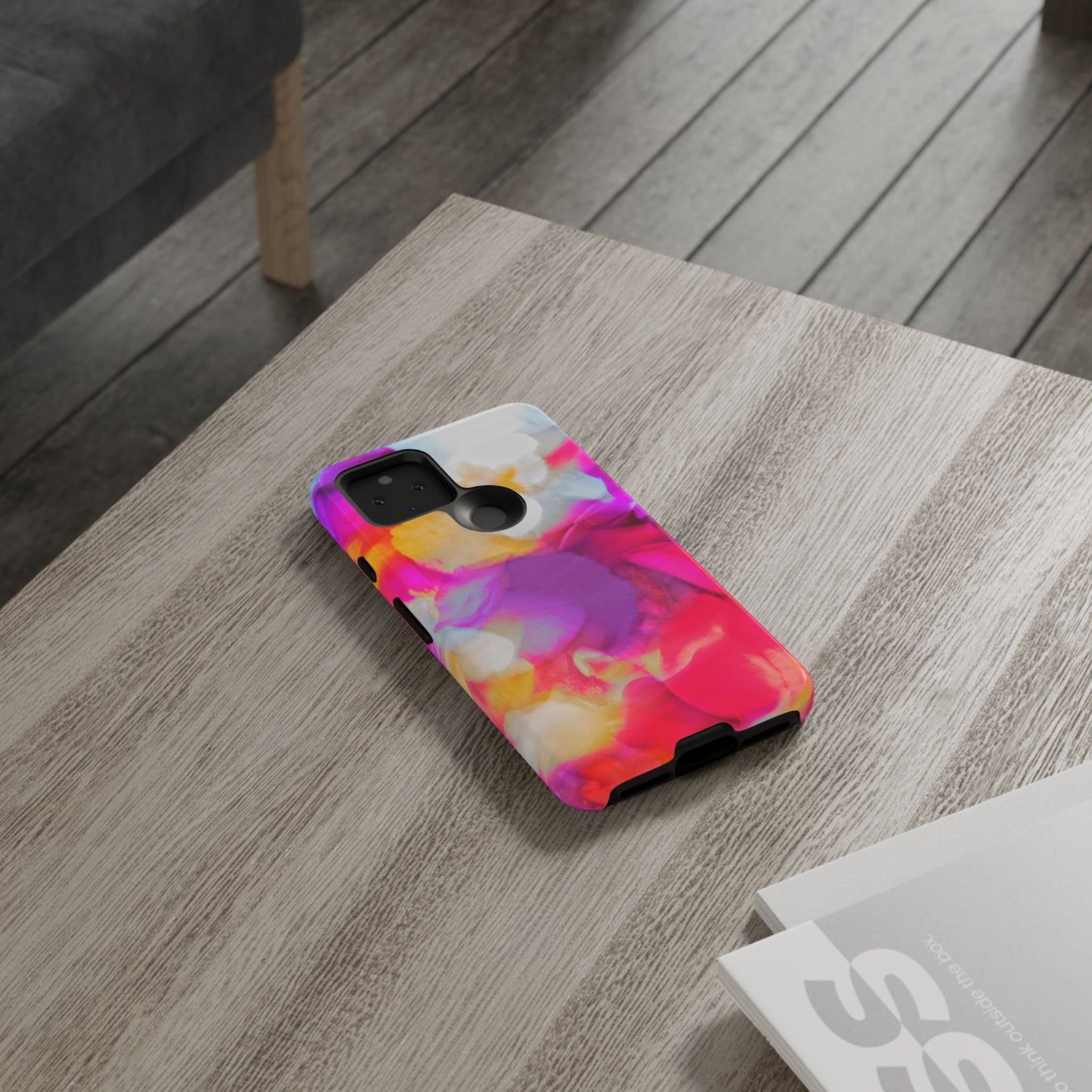 Floral Phone Case: Stylish Art for Your Device, Tough Cases, Gift for Her, Flower Print, Trendy Accessories, Phone Protection