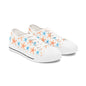 Starfish Print Sneakers — Beachy Low-Top Canvas Shoes