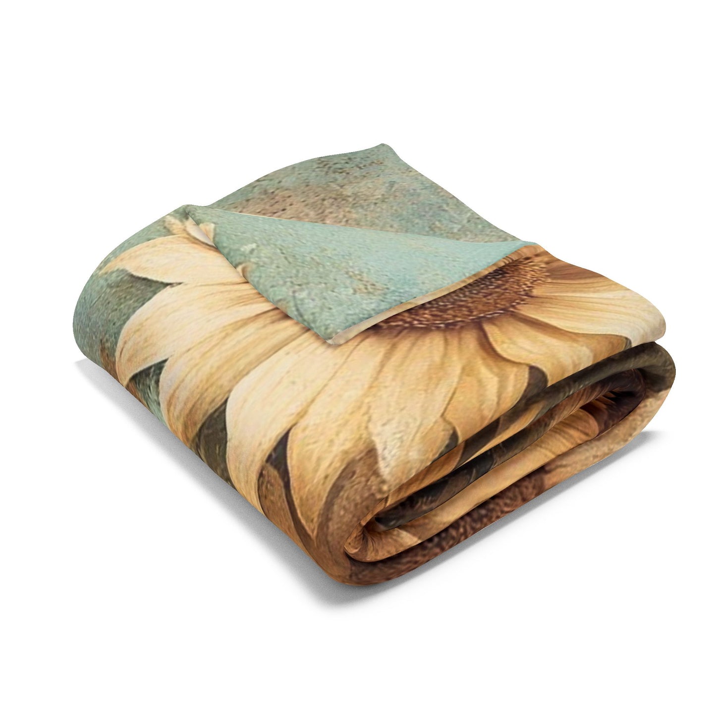 Sunflower Arctic Fleece Blanket, Cozy Throw, Soft Home Decor, Floral Blanket, Perfect for Gifts, Picnic, and Relaxation