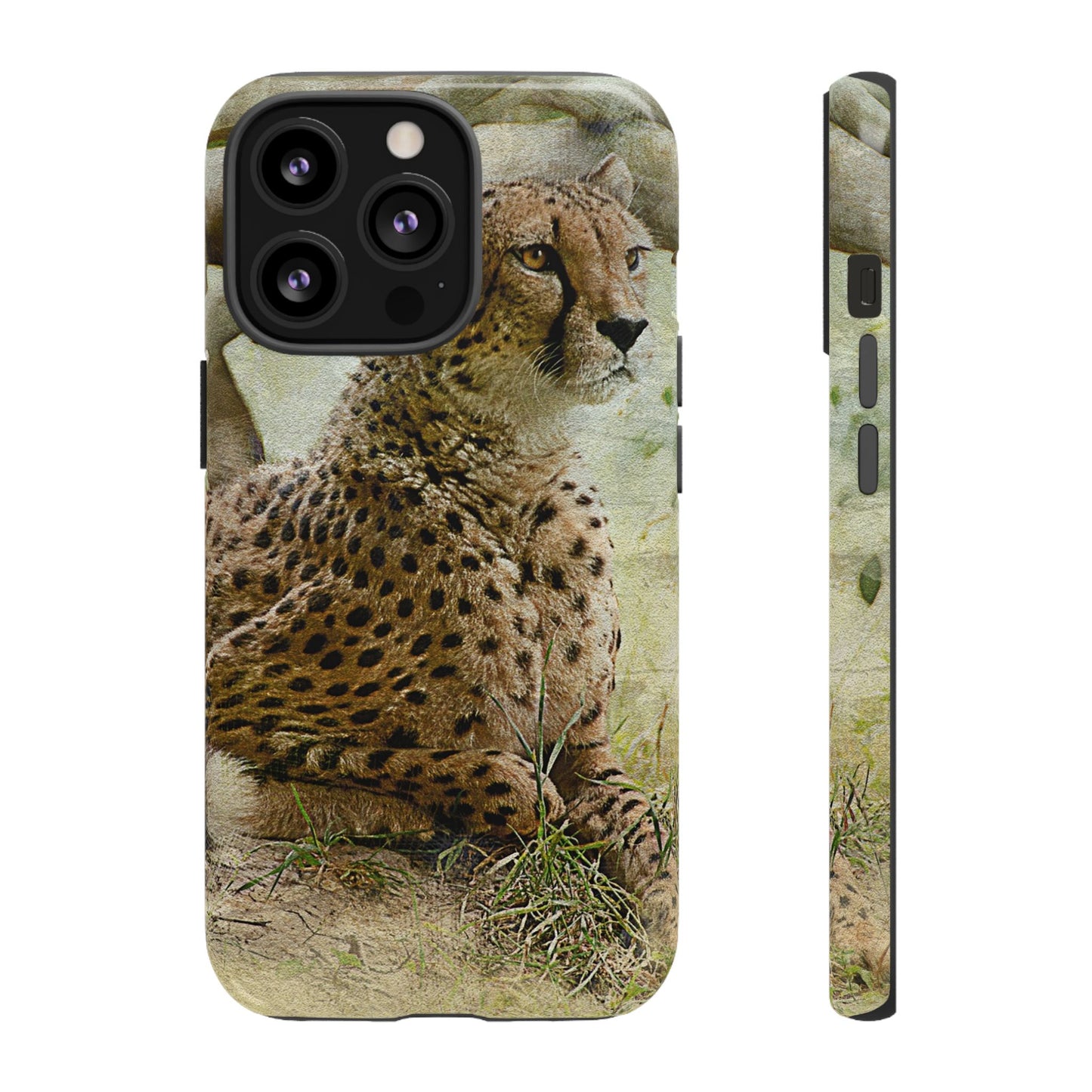 Cheetah Phone Case, Tough Cases, Animal Lover Gift, Wildlife Protection, Eco-Friendly Mobile Cover, Unique Phone Accessory