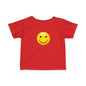 Cute Infant T-Shirt with Smiley Face, Baby Tee, Toddler Clothing, Personalized Gift, Cute Baby Outfit, Summer Wear
