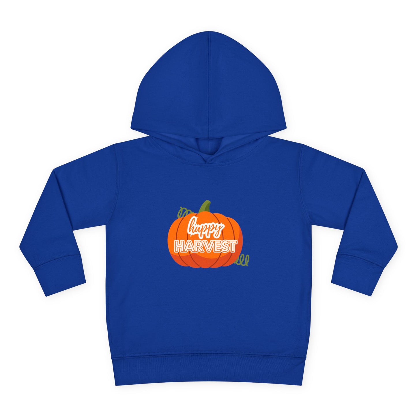Toddler Happy Harvest Pullover Hoodie, Fall Kids Sweatshirt, Pumpkin Hoodie, Thanksgiving Gift, Cozy Autumn Wear