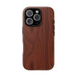 Wood Grain Phone Case, Stylish Tough Cases, Nature-Inspired Protective Cover, Unique Gifts for Him and Her, Eco-Friendly Tech Accessory