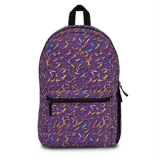 Colorful Pattern Backpack for School & Travel, Students Backpack, Stylish Rucksack, Fun Everyday Use, Unique Gift Idea