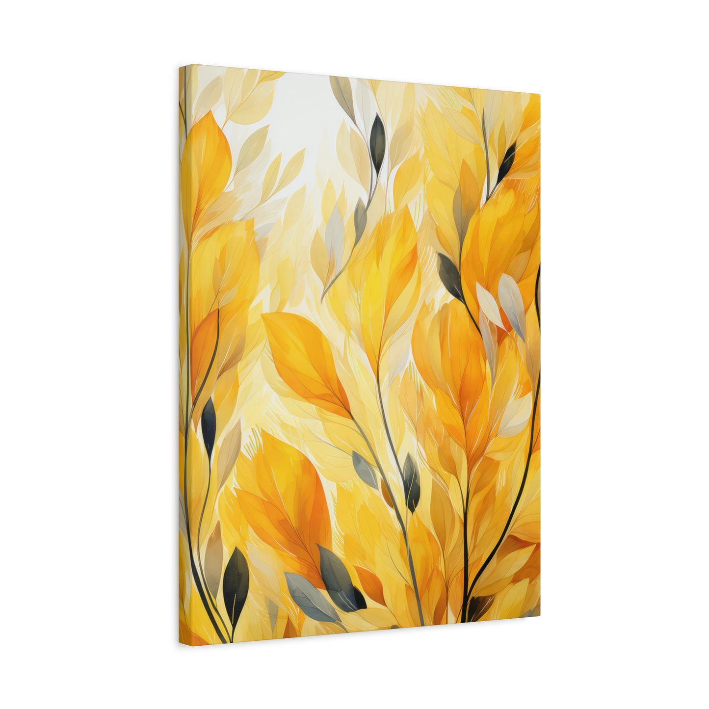Gorgeous Yellow Matte Canvas Art Print, Stretched, 1.25"