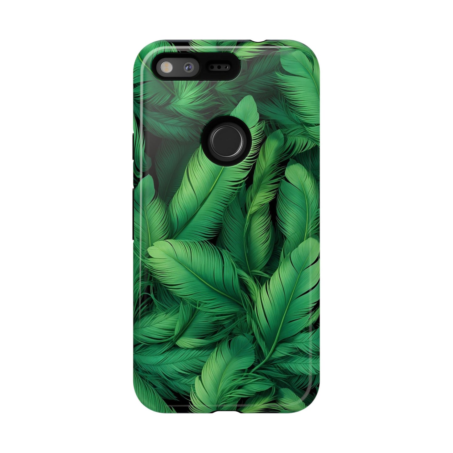 Tough Cases - Tropical Leaf Phone Case, Nature-inspired, Phone Accessory, Gift for Her, Jungle Theme, Eco-Friendly