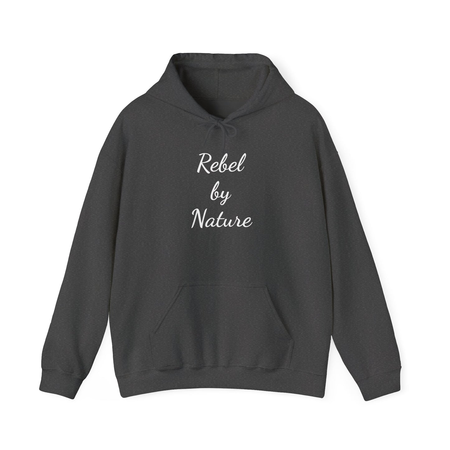 Rebel by Nature Hoodie - Unisex Heavy Blend Sweatshirt for Adventure Lovers