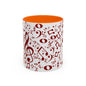 Accent Coffee Mug (11, 15oz) - Musical Notes