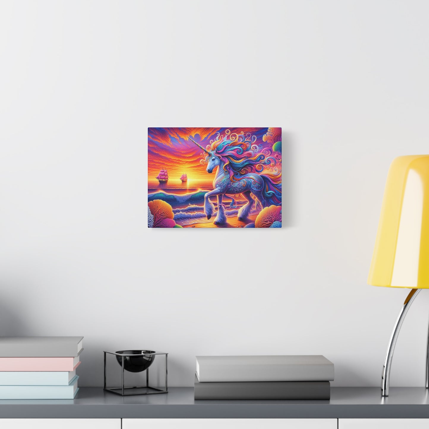 Matte Canvas, Stretched, 1.25"  Unicorn