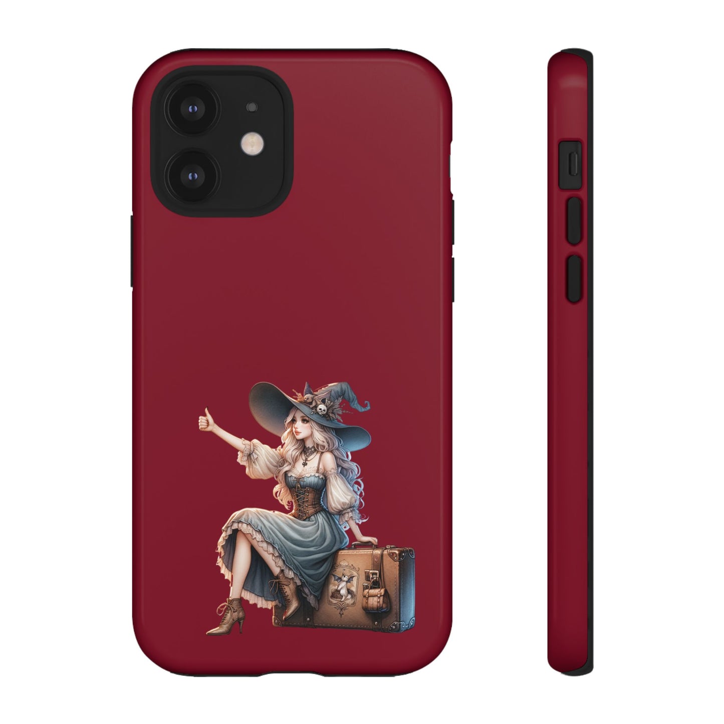 Witchy Phone Case - Magical, Durable - Halloween Gift, Cosplay Accessory, Cute Witch Design