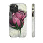 Rose Phone Case – Tough Cases, Floral Phone Cover, Gift for Her, Minimalist Design, Nature Lover's Accessory, Birthday Gift Idea