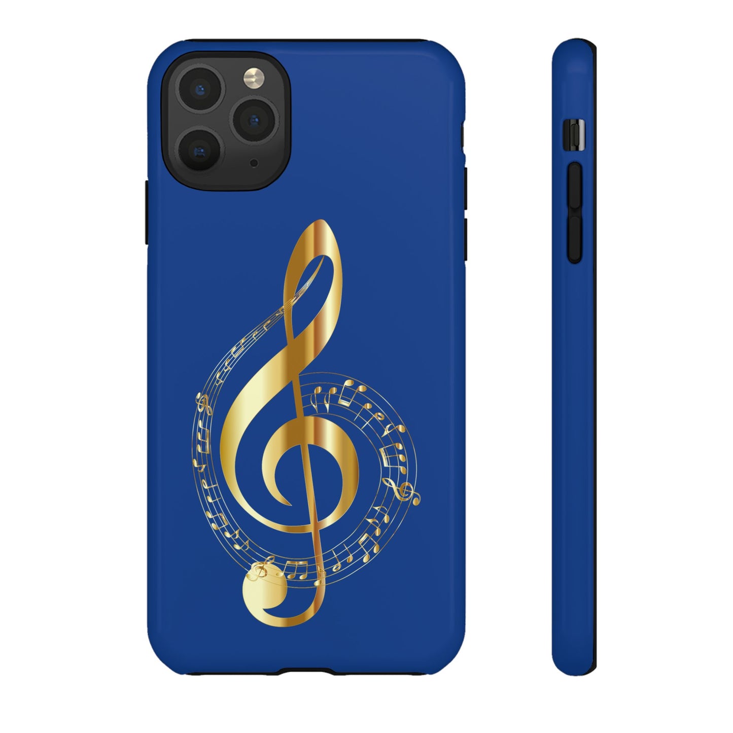 Tough Cases Blue and Gold Musical Note