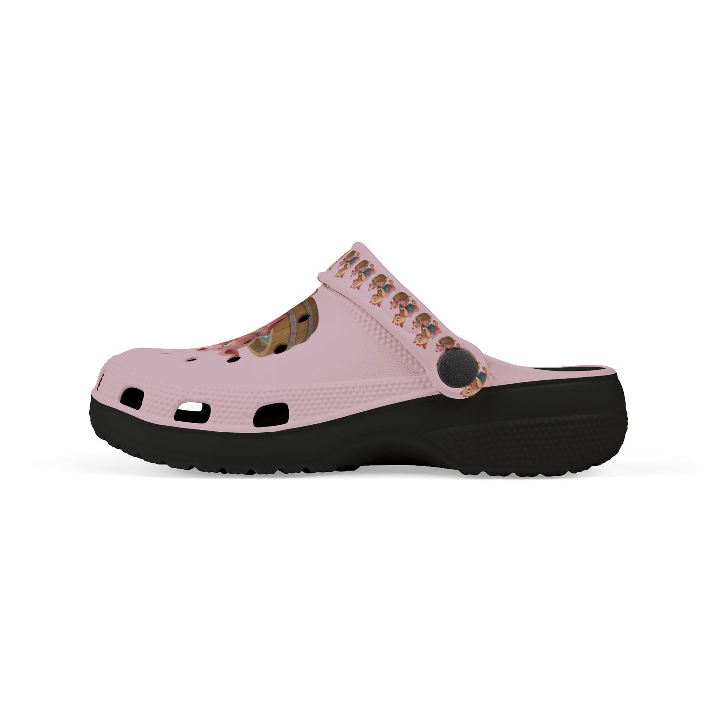 Kids Pink Piglet Clogs — Cute Farm Animal EVA Foam Shoes